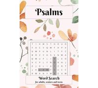 Psalms Word Search Puzzle Book: Word Searches with Easy to Read Print with words from the Book of Psalms | 6x9 inches, 110 pages | 50+ Puzzles ... Gift for Vacations, Holidays and Free Times