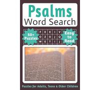 Psalms Word Search: Word Search Puzzles with Easy-to-Read Print about the Book of Psalms including Words of Action, Gratitude, Guidance and More | 6 x ... for Vacations, Holidays, Commutes & Long