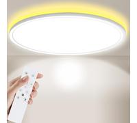 Psatfito G LED Ceiling Light with Remote Control,24w 3000K-6000K Dimmable,Waterproof Ceiling Light for Bathroom,Hall,Bedroom,Game Room