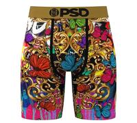 PSD Boxer Surreal Fly Calzoncillos Hombre de 7" de Entrepierna| Ropa Interior Hombre de Micromesh Transpirable| Costuras Planas (FR/ES, Letras, L, Regular, Regular, Surreal Fly)