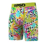 PSD Calzoncillo Bóxer Hombre Estampado Hojas Psicodélicas | Calzoncillo Cintura Elástica y Microfibra Regalo Original Talla S