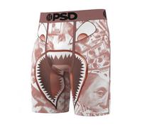 PSD Calzoncillo Bóxer Hombre Estampado Tiburón Dinero | Calzoncillo Cintura Elástica y Microfibra Regalo Original Talla L