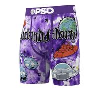 PSD Calzoncillo Bóxer Hombre Rick and Morty Espacio | Calzoncillo Cintura Elástica y Microfibra Morado Regalo Original Talla S