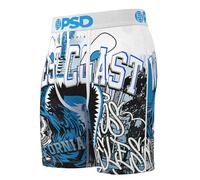 PSD Calzoncillo Bóxer Hombre West Coast Graffiti | Calzoncillo Cintura Elástica y Microfibra Urbano Regalo Original Talla L