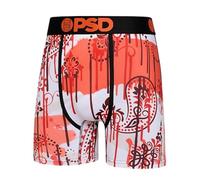 PSD | Calzoncillos para Hombre Rusty Bandana | Mezcla De Poliéster Elástico | Costuras Planas Duraderas| Calzoncillos Hombre Boxer | Ropa Interior (FR/ES, Letras, L, Regular, Regular, Rusty Bandana)