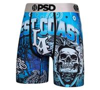 PSD Calzoncillos tipo bóxer con estampado animal para hombre, entrepierna de 7 pulgadas, transpirable y de apoyo, con tela que absorbe la humedad, Lost Angel, Large