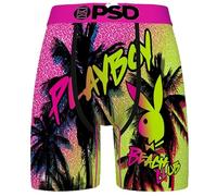 PSD Pb Beach Club - Calzoncillos tipo bóxer de longitud media para hombre, multicolor, talla L, Multi | Pb Beach Club 5i, Large