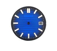 PSDFJAD ZHGUIMING Accesorios de esfera de reloj de 29,8 mm for movimiento NH35 NH36 Accesorios de reloj mecánico automático superluminoso verde(WZ-N-349)