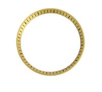 PSDFJAD ZHGUIMING Anillo de capítulo de Reloj de Cobre con círculo Interno de Reloj de 31,5mm Compatible con SKX007/SKX009/adecuado for Movimiento NH35/36/4R/6R(Yellow)