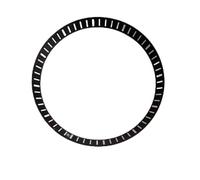 PSDFJAD ZHGUIMING Anillo de capítulo de Reloj de Cobre con círculo Interno de Reloj de 31,5mm Compatible con SKX007/SKX009/adecuado for Movimiento NH35/36/4R/6R(Schwarz)