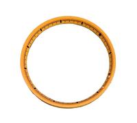 PSDFJAD ZHGUIMING Anillo de sección de Reloj de 31,5mm, círculo de Sombra Interior de plástico Modificado for Accesorios de Reloj de Movimiento NH35/NH36/4R/6R/SKX007(Naranja)
