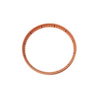 PSDFJAD ZHGUIMING Anillo de sección de Reloj Negro y Azul de 30,5mm, Anillo de Sombra Interior de Acero Inoxidable Apto for Accesorios de Reloj SKX007 SKX009(Naranja)