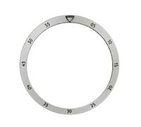 PSDFJAD ZHGUIMING Anillo del capítulo del Reloj de 31,3mm for NH35 NH36 4R 6R Anillos de Escala modificados for Skx007 Skx009 Accesorios de Relojes diámetro Interior 27,6mm(Bianco)