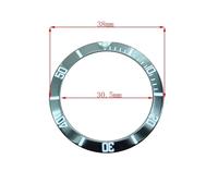 PSDFJAD ZHGUIMING Bisel de cerámica de 38mm e inserción de Reloj de Buceo for Relojes de Hombre de 40mm, Accesorios de Repuesto, Inserciones de Bisel de Reloj Facial(5 UK)