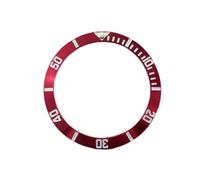 PSDFJAD ZHGUIMING Bisel de cerámica GMT de 38mm x 30,6mm y Inserto de Reloj de Buceo for Reloj de Hombre de 40mm, reemplazo de Inserciones de Bisel de Reloj Facial(92aluminium)