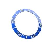 PSDFJAD ZHGUIMING Bisel de cerámica GMT de 38mm x 30,6mm y Inserto de Reloj de Buceo for Reloj de Hombre de 40mm, reemplazo de Inserciones de Bisel de Reloj Facial(74ceramics)