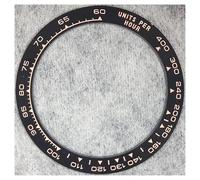 PSDFJAD ZHGUIMING Bisel de cerámica Inclinado de 39,3mm x 31,5mm, módulo de inserción, Accesorios for Reloj, Bisel de Reloj(BTC393-103)