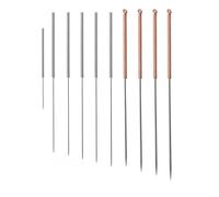 PSDFJAD ZHGUIMING Boquilla de Aguja de Limpieza de Acero Inoxidable 10ps for taladros 0,2/0,3/0,4/0,5/0,6-1,2mm Piezas de Impresora 3D(10 Nozzle Needles)