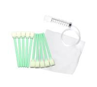 PSDFJAD ZHGUIMING Cabezal de impresión, Herramienta de Limpieza de Impresora, hisopos, Varilla de Impresora, Limpiador de Sala Limpia, Embudo, jeringa, Bola de Lavado de Oreja(Light Black)