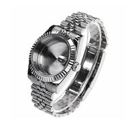PSDFJAD ZHGUIMING Caja de reloj de 36 mm y 39 mm con cristal de zafiro de acero 316l y correa for movimiento NH35A NH36 NH34(3,39mm)