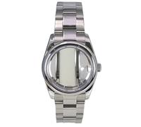 PSDFJAD ZHGUIMING Caja de reloj de 36 mm y 40 mm, pulseras, piezas de cristal de zafiro for movimiento NH35, NH36 8215, esfera de 28,5 mm, acero inoxidable Oyster(Glass bottom cover 1,40mm NH35 NH36)
