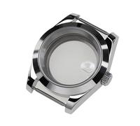 PSDFJAD ZHGUIMING Caja de reloj de acero de 36 mm y 39 mm con cristal de zafiro for SKX007 Mod Nh35 Nh36 Nh34 Movimiento mecánico automático SKX007(4,36mm)