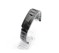 PSDFJAD ZHGUIMING Caja de reloj NH35 de 40 mm, color negro, for movimiento NH35/36/8215/8200/2813, for reloj Submariner GMT, caja de cristal de zafiro(Strap-2)