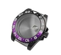 PSDFJAD ZHGUIMING Caja de reloj NH35 de 40 mm, color negro, for movimiento NH35/36/8215/8200/2813, for reloj Submariner GMT, caja de cristal de zafiro(Black Case set-1)