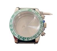 PSDFJAD ZHGUIMING Caja de reloj VK63 Caja de reloj de cristal de zafiro Caja de reloj de acero Bisel de cerámica Accesorios de reloj for hombre for movimiento de cuarzo VK63(Verde)