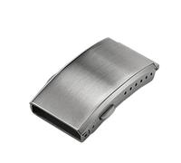 PSDFJAD ZHGUIMING Cierre de Reloj 16 mm, 18 mm, 20 mm, 22 mm, Cierre fresado de Seguridad Plegable Plateado, Hebilla de Reloj desplegable de Acero Inoxidable de Repuesto(Silver 20mm)