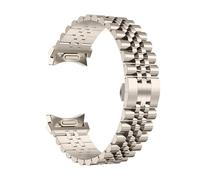 PSDFJAD ZHGUIMING Correa de acero for reloj 6 Classic 43 47 mm Correa de metal de ajuste rápido for reloj 6/5/4 40 mm 44 mm 5Pro 45 mm(Starlight,Watch 5 Pro 45mm)