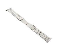 PSDFJAD ZHGUIMING Correa de acero inoxidable for reloj, 46mm, 49mm, 40/44mm, 42mm, 41m/45mm, pulsera de Metal 2 Series 10 9 8 7 SE 6 5 4(Silver,42 44 45 46 49mm)