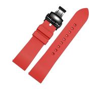 PSDFJAD ZHGUIMING Correa de Goma Suave for Accesorios Cadena de Silicona Deportiva Impermeable de 20 mm(Verde,22mm)