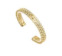 PSDFJAD ZHGUIMING Correa de reloj de acero inoxidable sólida for mujer, tamaño pequeño, 6 mm, 8 mm, 10 mm, 12 mm, 14 mm y 16 mm(Golg,8mm)
