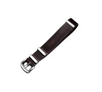 PSDFJAD ZHGUIMING Correa de reloj de cuero genuino Correa de reloj de 18 mm, 20 mm, 22 mm y 24 mm Correa vintage Pulseras de piel de vaca Correas de reloj de repuesto(Dark Brown(silver),22mm)