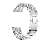 PSDFJAD ZHGUIMING Correa de repuesto for reloj inteligente, de metal, de 20 mm y 22 mm(Silver,20mm)