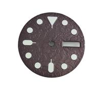 PSDFJAD ZHGUIMING Esfera de 28,5 mm adecuada for el movimiento NH36, se puede personalizar la esfera del calendario, fecha, esfera luminosa C3, esfera del reloj(No.14)