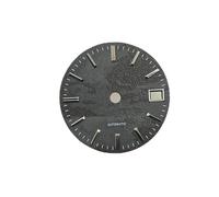 PSDFJAD ZHGUIMING Esfera de reloj de 28,5 mm for movimiento NH35 Esfera de reloj mecánico Patrón impreso en 3D Mar de nubes Sin diales luminosos Accesorios(schwarz)