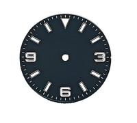 PSDFJAD ZHGUIMING Esfera de reloj Digital 369 3c Super Green que brilla en la oscuridad de 28,55 mm for montaje de movimiento automático NH35 NH36, piezas de esfera de reloj(WZ-N-85)