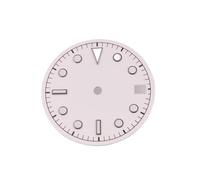 PSDFJAD ZHGUIMING Esfera de reloj estéril de 28,5 mm compatible con movimiento NH35 NH36, accesorios for reloj, verde luminoso(B)