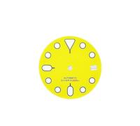 PSDFJAD ZHGUIMING Esfera de reloj NH36 de 28,5 mm Esfera S Esfera verde luminosa Adecuada for movimiento NH35/NH36 Accesorios de reloj Herramienta de reparación(D-317)