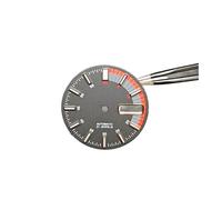 PSDFJAD ZHGUIMING Esfera de reloj NH36 de 28,5 mm, piezas de modificación de reloj mecánico for movimiento NH36A/4R36, esferas de reloj de buceo luminosas verdes(schwarz)