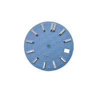 PSDFJAD ZHGUIMING Esfera de repuesto NH35 luminosa verde de 28,5 mm for reloj mecánico con movimiento NH35A/4R35(Light Blue)