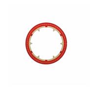 PSDFJAD ZHGUIMING Esfera Hueca Luminosa Verde de 28,5mm, Escala Interior, Anillo de Reloj, Esfera de Mano Adaptada for Movimiento NH35 NH36 NH38 NH70(Red)