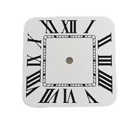 PSDFJAD ZHGUIMING Esfera NH35 Esfera cuadrada NH35 Esfera Roma Caja de reloj Hebilla plegable Caja cuadrada compatible con movimiento NH35 NH36 Accesorios for reloj(1,S dial)