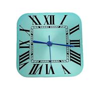 PSDFJAD ZHGUIMING Esfera NH35 Esfera cuadrada NH35 Esfera Roma Caja de reloj Hebilla plegable Caja cuadrada compatible con movimiento NH35 NH36 Accesorios for reloj(12,WITHOUT LOGO)