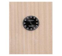 PSDFJAD ZHGUIMING Esfera S de 28,5 mm for accesorios de modificación de relojes con movimiento NH35/NH36/4R35, ventanas, piezas de esfera Noctilucence(1 silver marker s)
