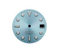PSDFJAD ZHGUIMING Esfera secundaria con logotipo S de 28,5 mm adecuada for accesorios de modificación de relojes luminosos verdes con movimiento japonés NH35/NH36(W-D-543)