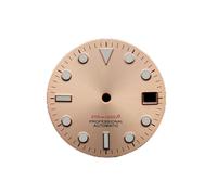 PSDFJAD ZHGUIMING Esfera secundaria con logotipo S de 28,5 mm adecuada for accesorios de modificación de relojes luminosos verdes con movimiento japonés NH35/NH36(W-D-538)