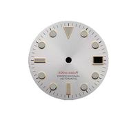 PSDFJAD ZHGUIMING Esfera secundaria con logotipo S de 28,5 mm adecuada for accesorios de modificación de relojes luminosos verdes con movimiento japonés NH35/NH36(W-D-540)